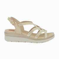 Sandalia cuña 31803 Beig