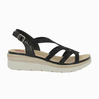 Sandalia cuña 31803 Negro