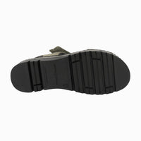 Sandalia cuña velcros 36151 Taupe