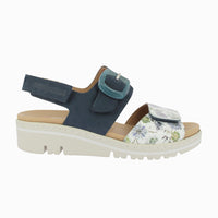 Sandalia cuña velcros 36152 Marino