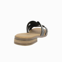 Sandalia pala brillos 37059 Negro