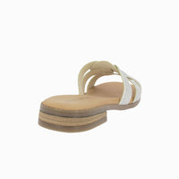 Sandalia pala brillos 37059 Plata