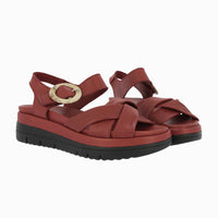 Sandalia cuña 37151 Rojo