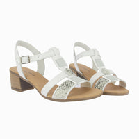 Sandalia tacón 37954 Blanco