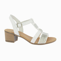 Sandalia tacón 37954 Blanco