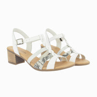 Sandalia tacón 37955 Blanco