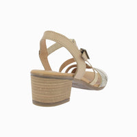 Sandalia tacón 37955 Beig