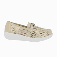 Zapato casual picado ICONIC 38475 Champagne