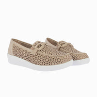 Zapato casual picado ICONIC 38475 Nude