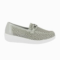 Zapato casual picado ICONIC 38475 Plata
