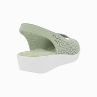 Sandalia cuña picada ICONIC 38476 Menta