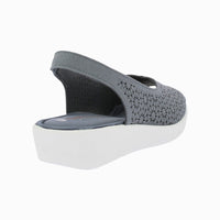 Sandalia cuña picada ICONIC 38476 Pacifico