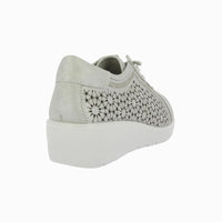 Zapato casual elásticos 40205 Plata