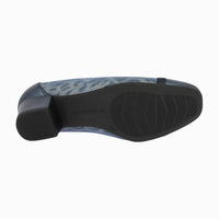 Zapato tacón estampado 81258 Azul