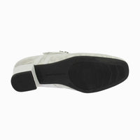 Zapato tacón velcros 81259 Blanco