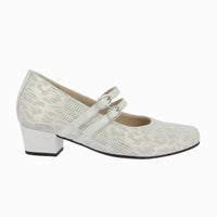 Zapato tacón velcros 81259 Blanco