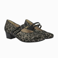 Zapato tacón velcros 81259 Negro