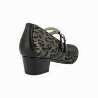 Zapato tacón velcros 81259 Negro