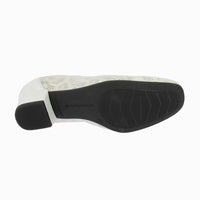 Zapato tacón estampado 81261 Blanco
