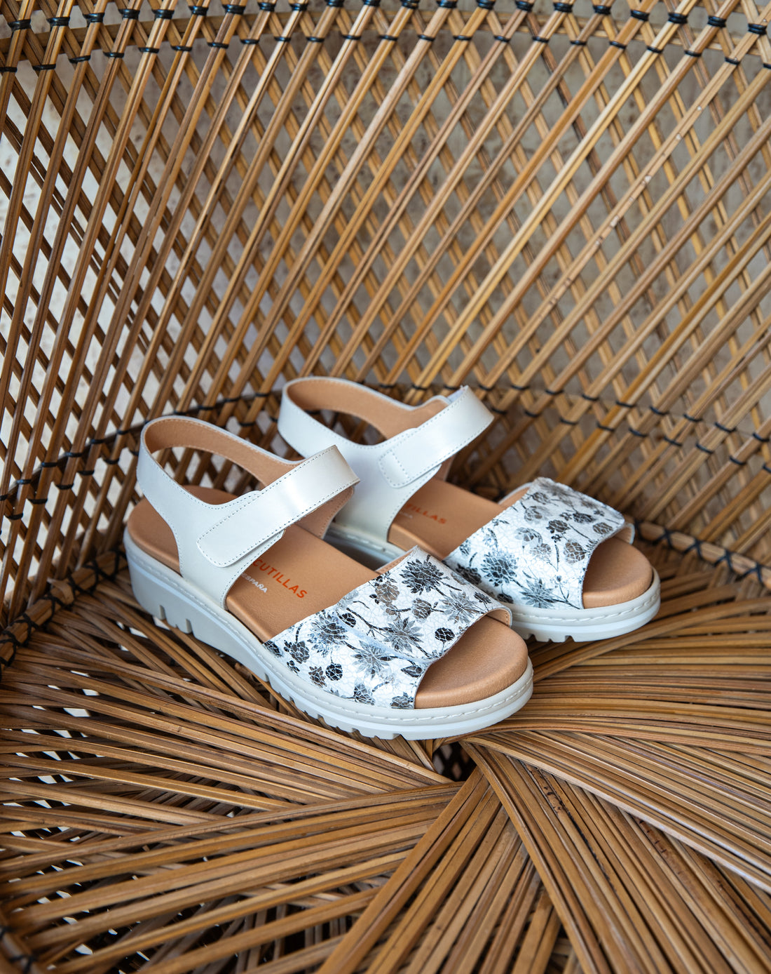 Sandalia velcros 36148 Blanco