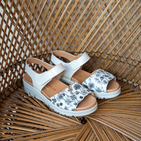 Sandalia velcros 36148 Blanco