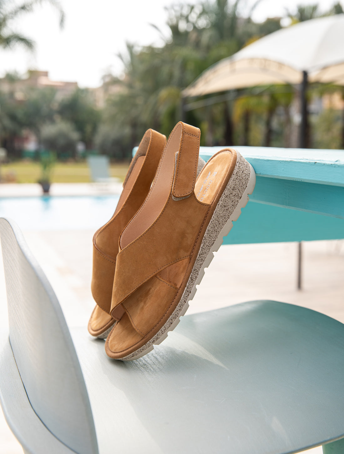Sandalia piel 35410 Cuero