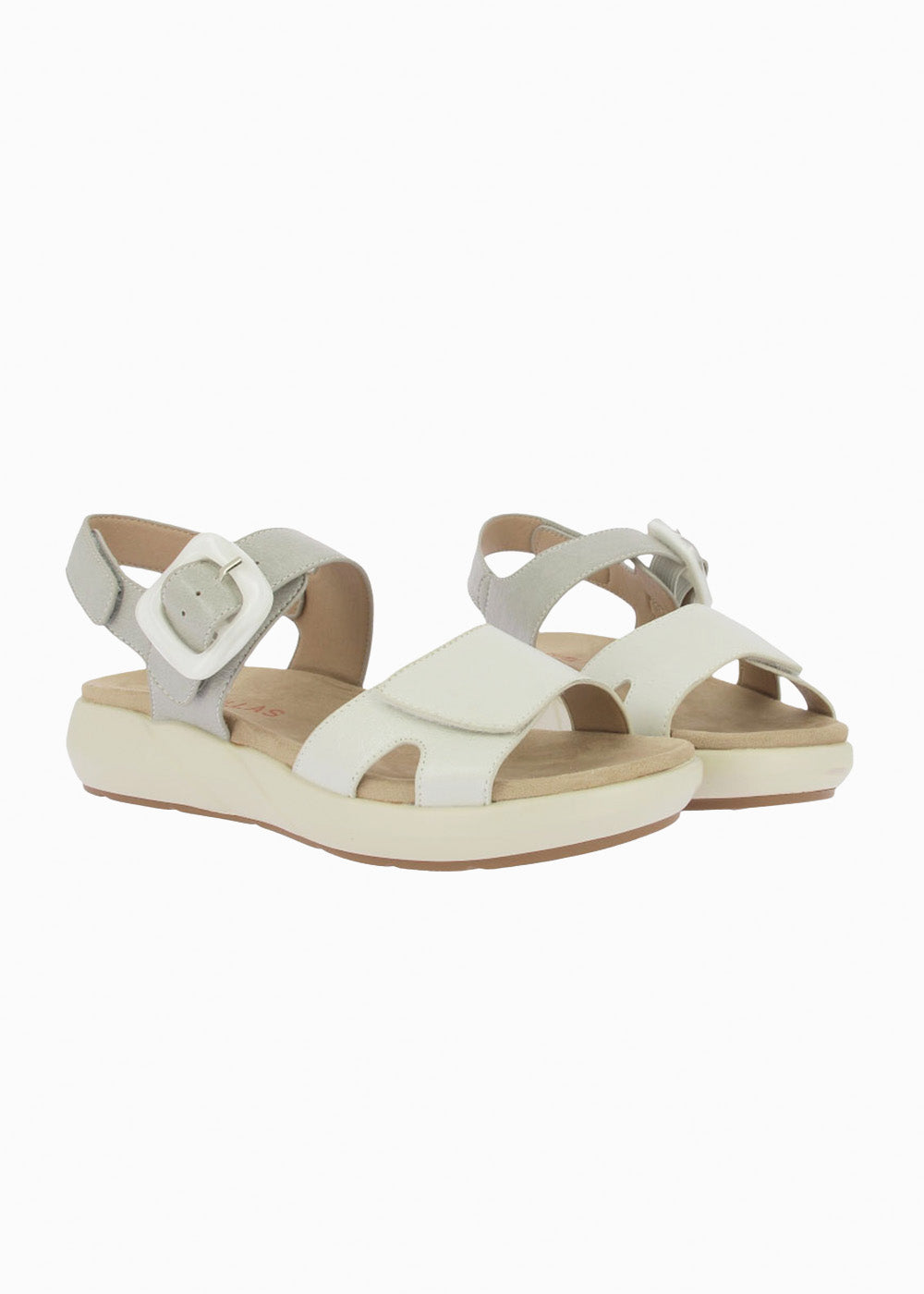 Sandalia velcros hebilla 31430 Hielo