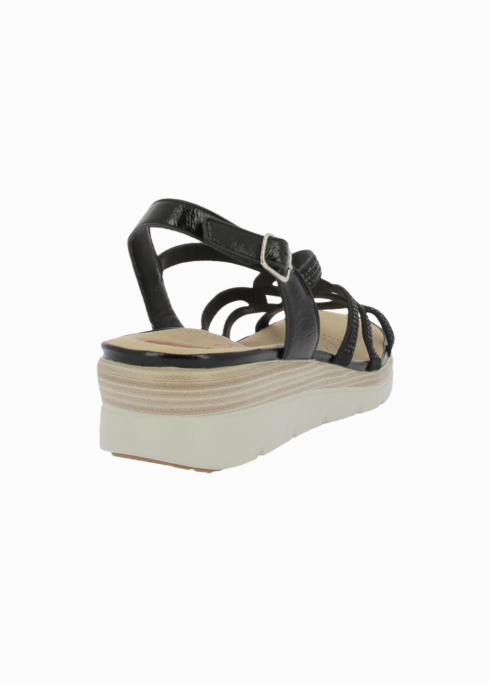 Sandalia cuña 31803 Negro