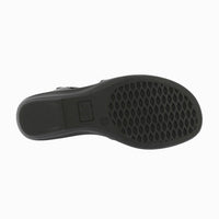 Sandalia cuña velcro 32182 Negro