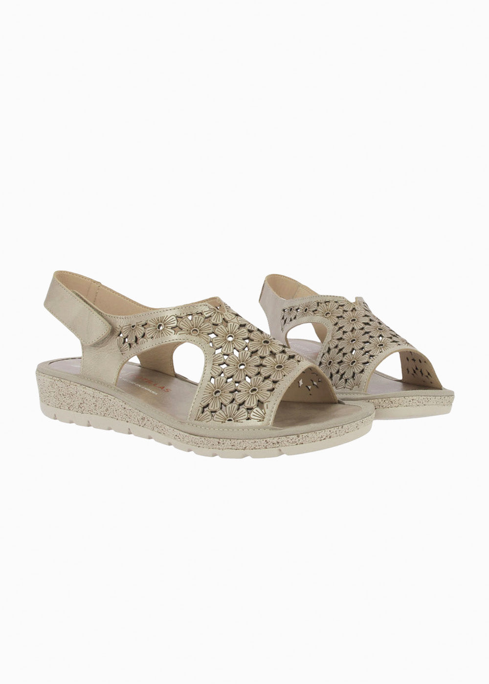 Sandalia cuña velcro 35334 Pico