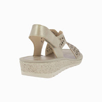 Sandalia cuña velcro 35334 Pico