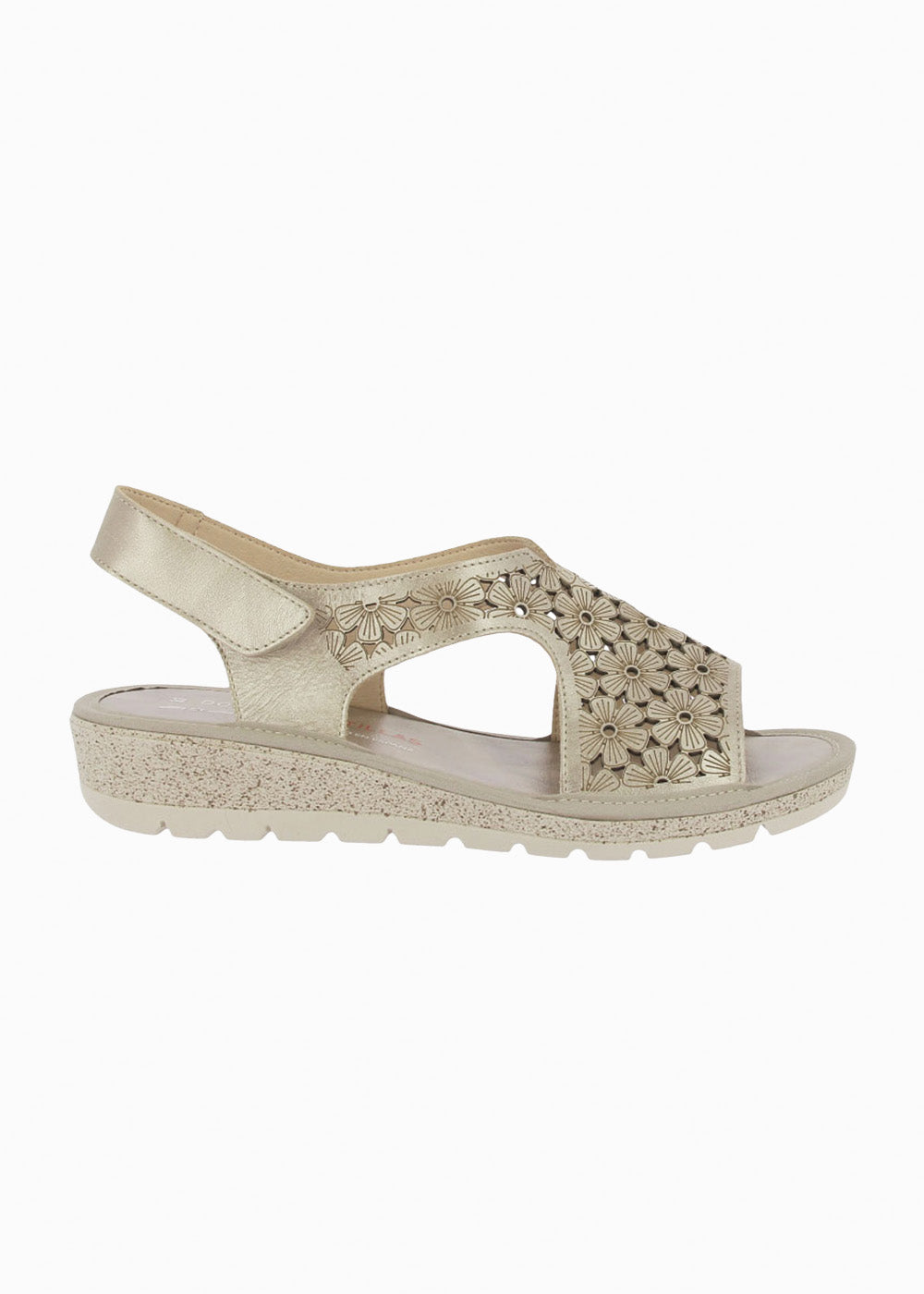 Sandalia cuña velcro 35334 Pico