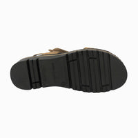 Sandalia cuña velcros 36151 Cuero