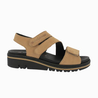 Sandalia cuña velcros 36151 Cuero