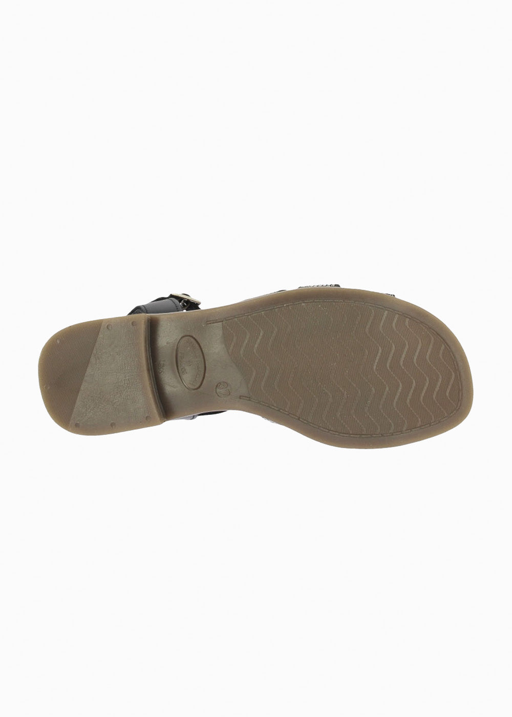Sandalia brillos 37060 Negro