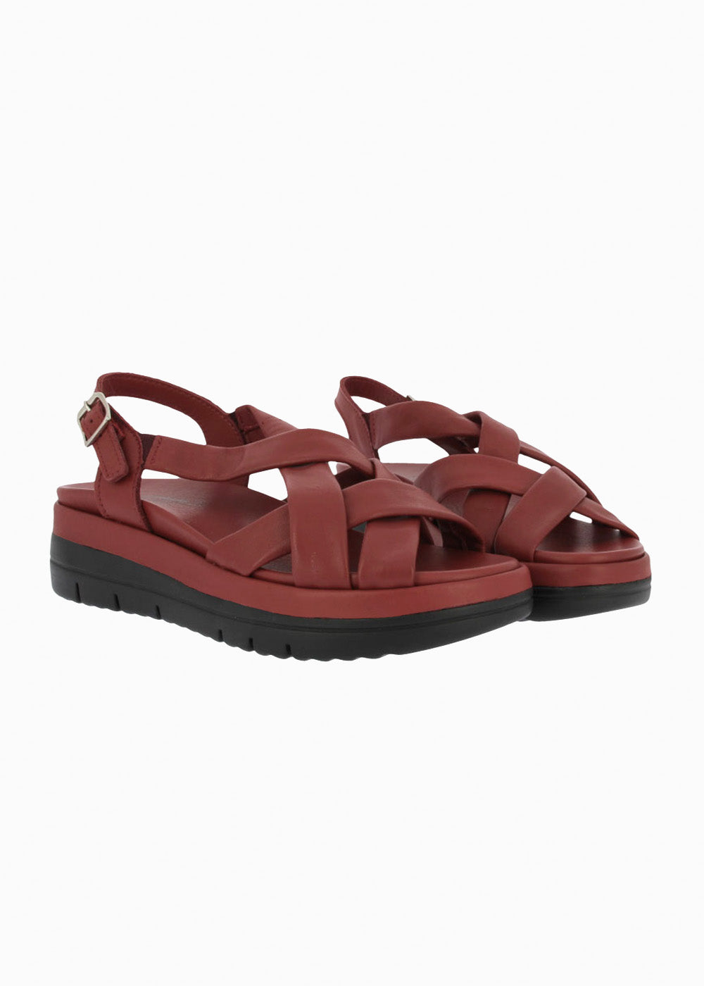 Sandalia cuña 37150 Rojo