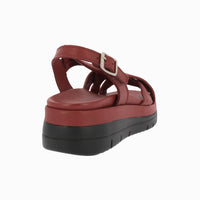 Sandalia cuña 37150 Rojo