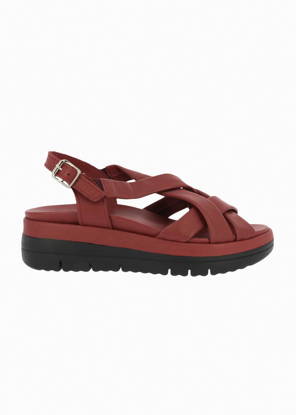 Sandalia cuña 37150 Rojo