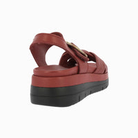 Sandalia cuña 37151 Rojo