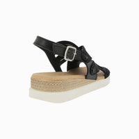 Sandalia cuña 37857 Negro
