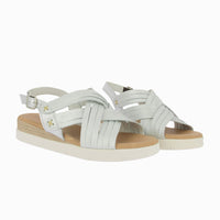 Sandalia cuña 37857 Plata