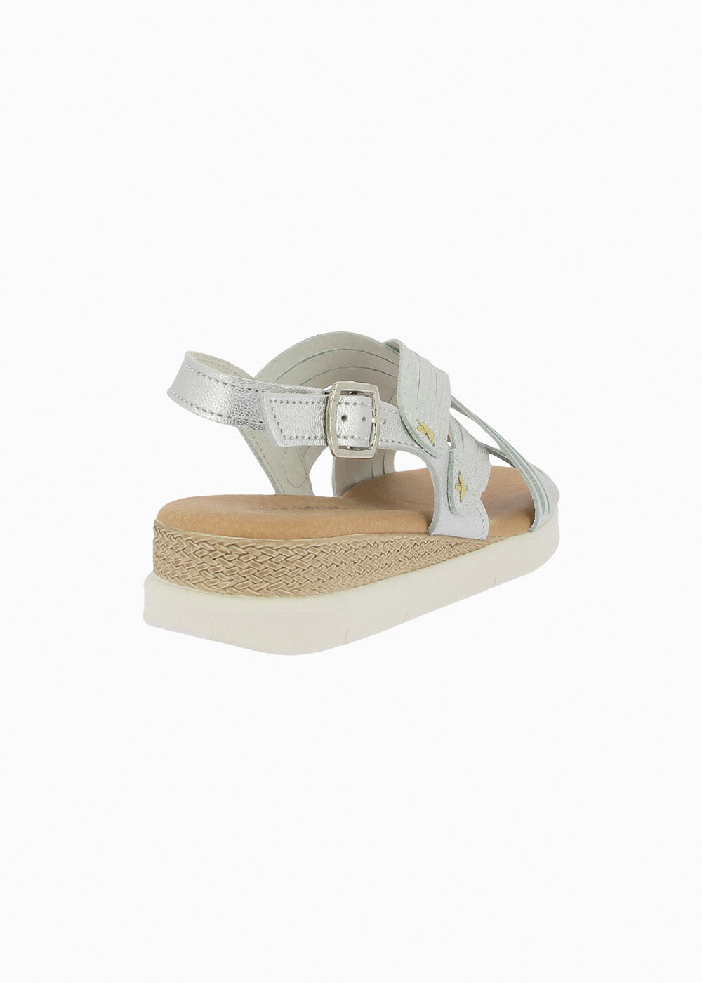 Sandalia cuña 37857 Plata