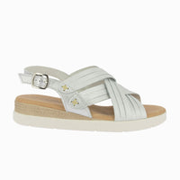 Sandalia cuña 37857 Plata