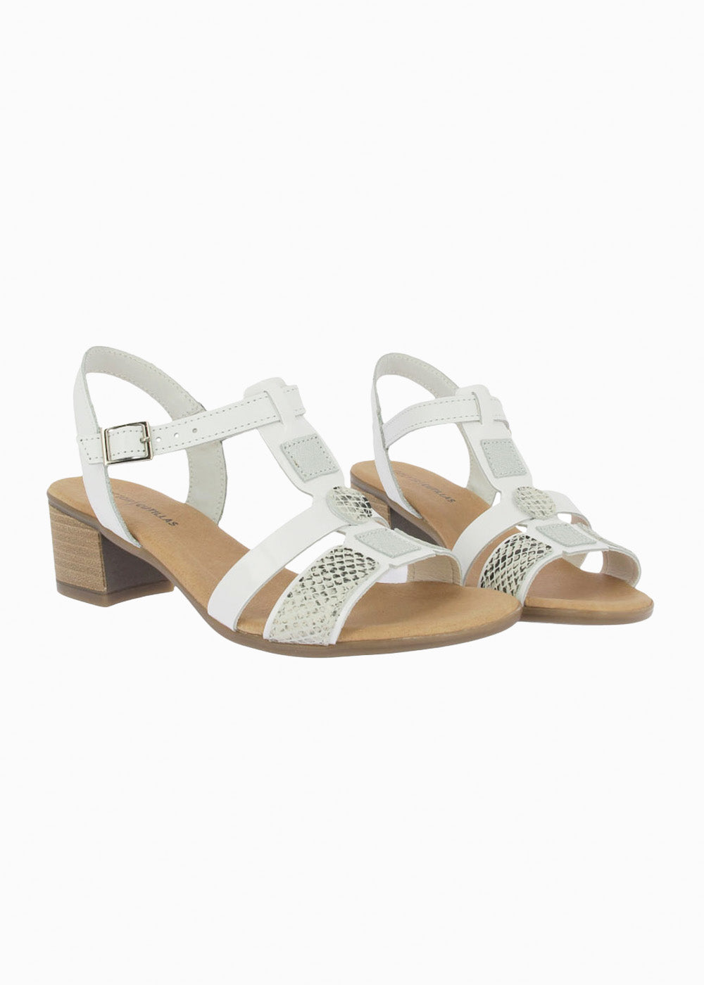 Sandalia tacón 37954 Blanco