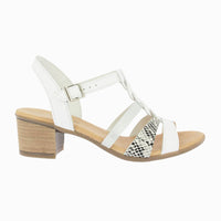 Sandalia tacón 37955 Blanco
