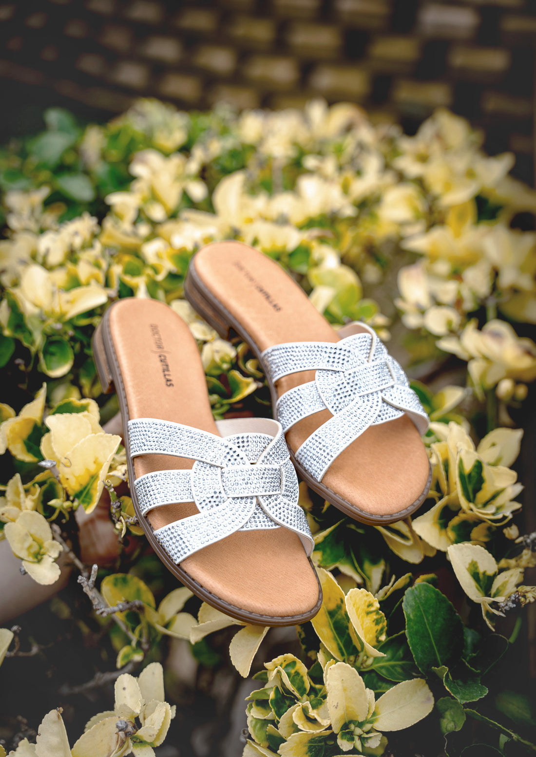 Sandalia pala brillos 37059 Plata